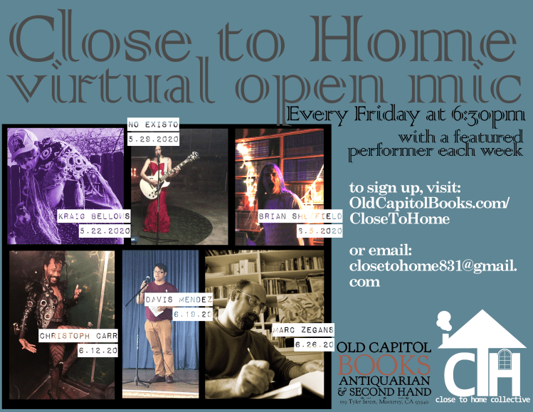 Virtual Open Mic Flyer 2 - May June