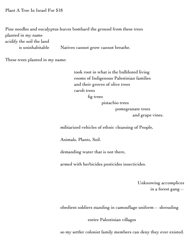 Zoe Atlas - Plant a Tree in Israel for 18 dollars - 1